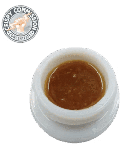 3.5g Lemon OG Haze Live Badder by Crispy Commission