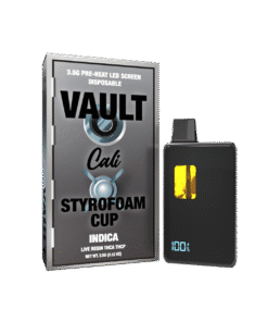 Styrofoam Cup THCA THCP Disposable 3.5 Gram – Vault