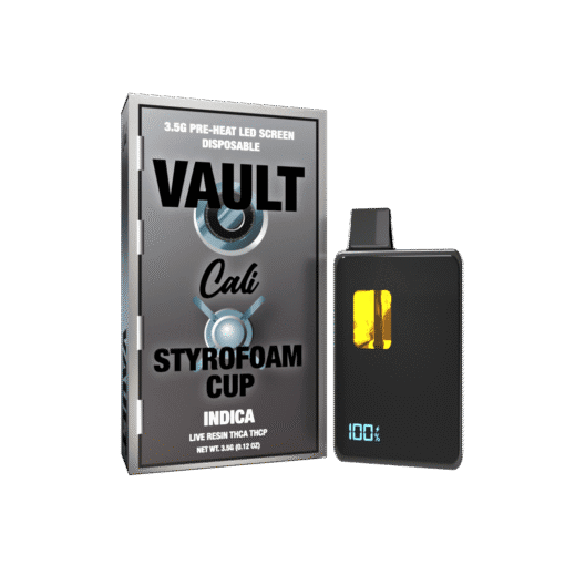 Styrofoam Cup THCA THCP Disposable 3.5 Gram – Vault