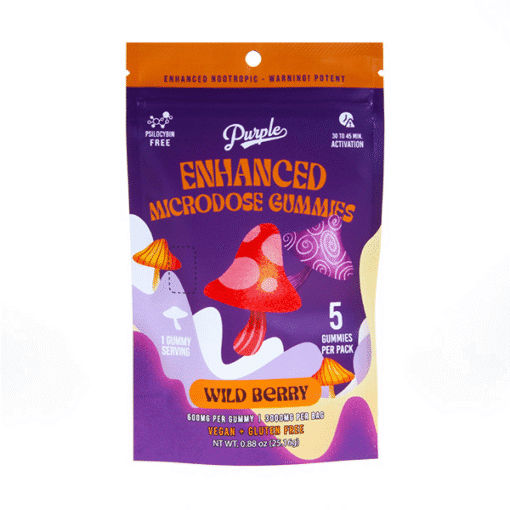 Purple Cannadelic Microdose Gummies